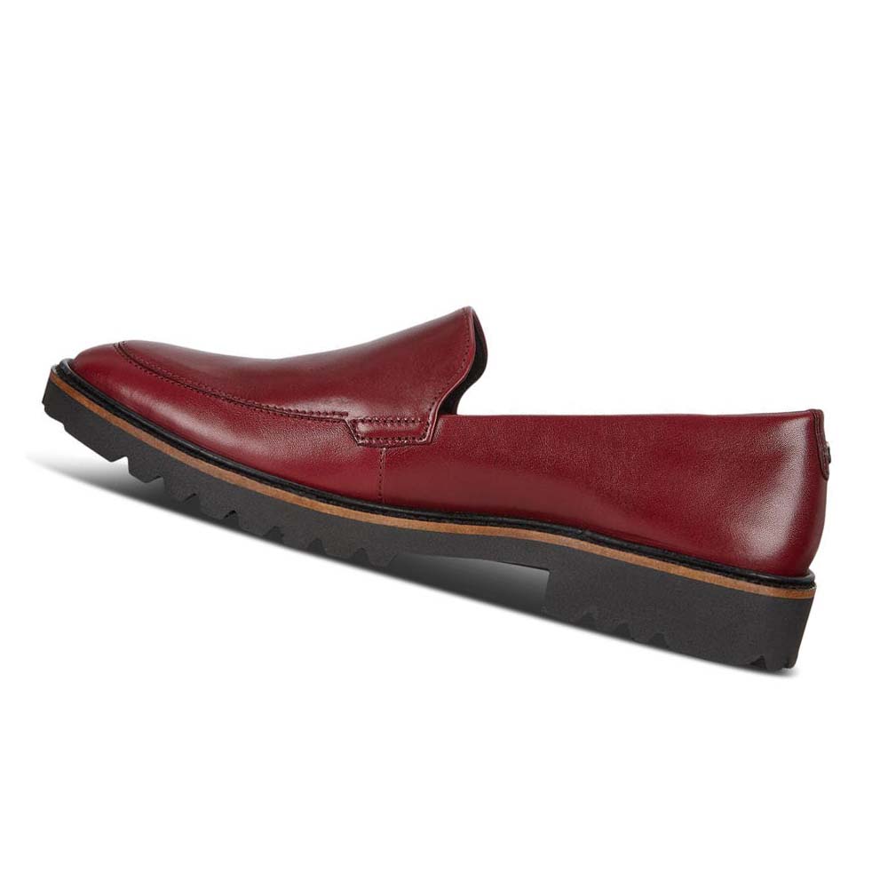 Dámské Loafers Ecco Incise Tailored Vínové | CZ 155FDN